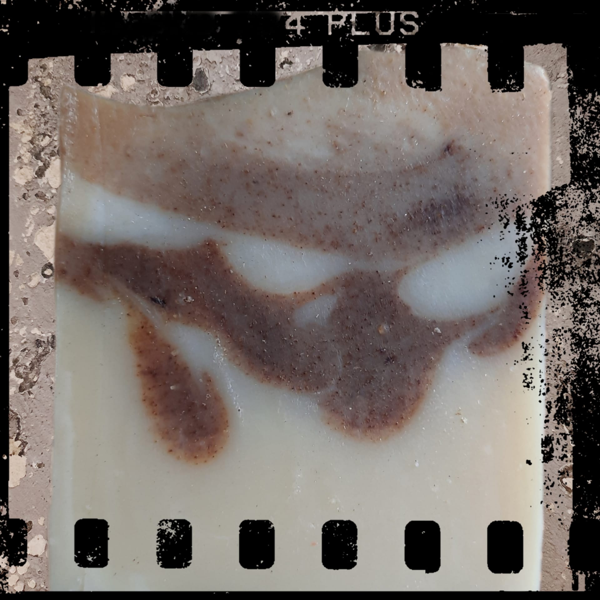 zeep Thym, Romarin & Verveine in zwart polaroid kader